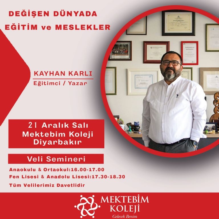 Eğitimci/Yazar Kayhan KARLI Mektebim'de