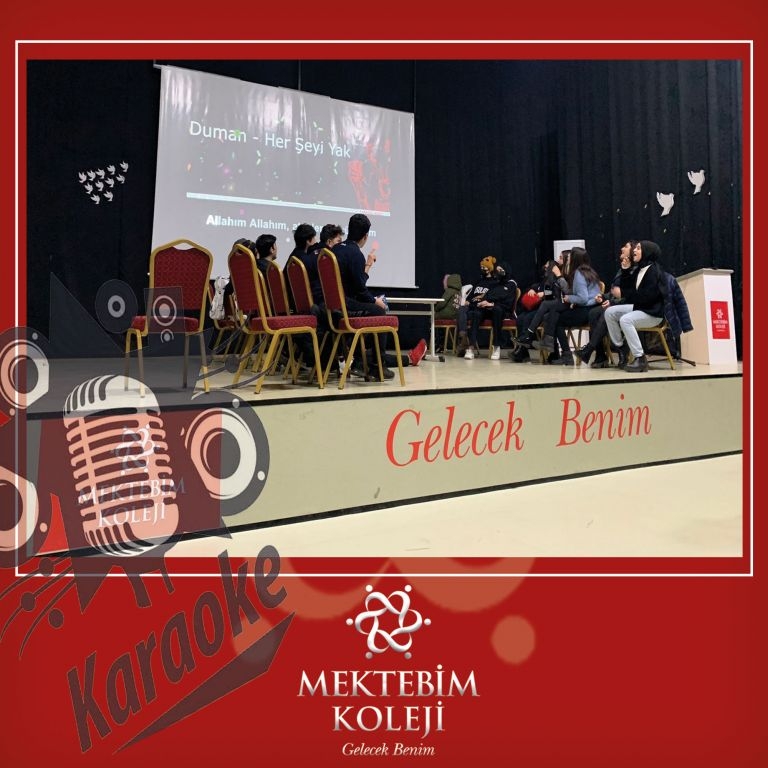 Mektebim Koleji Karaoke Etkinliği