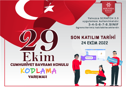 29 Ekim Cumhuriyet Bayramı Kodlama Yarışması