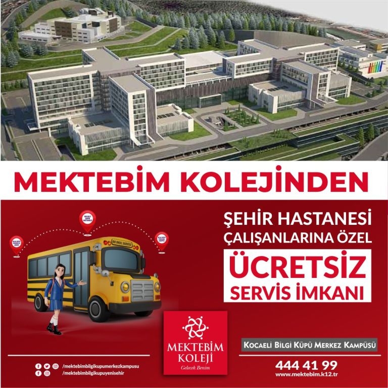 Kocaeli Bilgi Küpü Kampüslerinden Şehir Hastanesi Çalışanlarına Ücretsiz Servis 