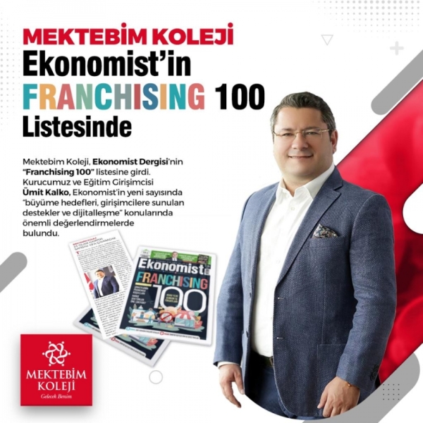 Mektebim, Ekonomist’in “Franchising 100” Listesinde