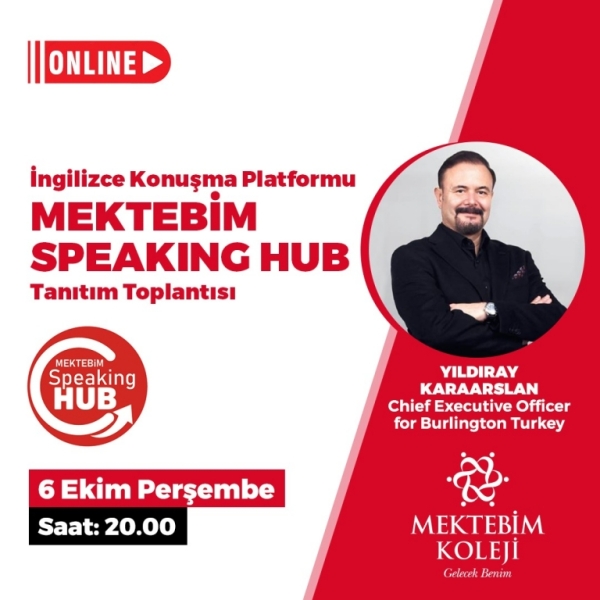 “Mektebim Speaking Hub” Başladı