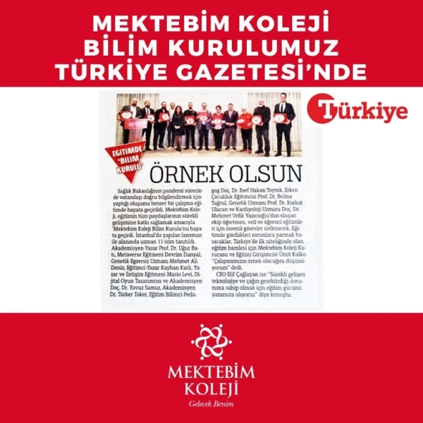 Türkiye Gazetesi: Örnek olsun