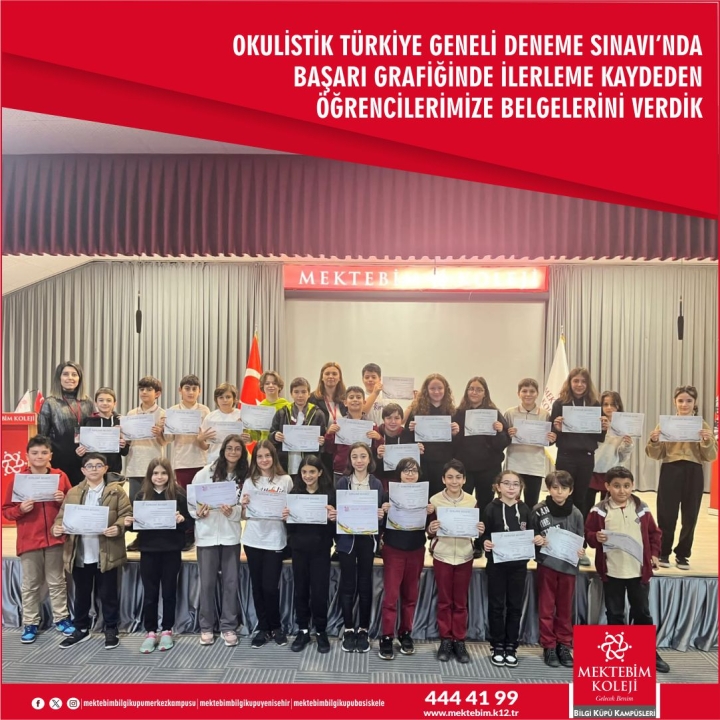 Okulistik Türkiye Sınavında Derece Yapan Öğrencilerimize Belgeleri Verildi