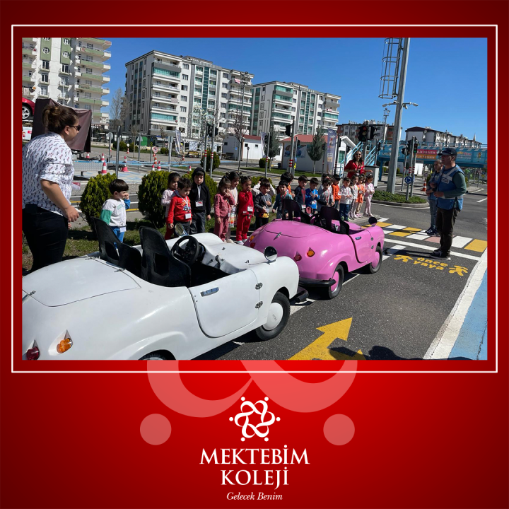 Çocuklara trafik kültürü ve bilincini aşılamak amacıyla Trafik Eğitim Parkını ziyaret ettik. 