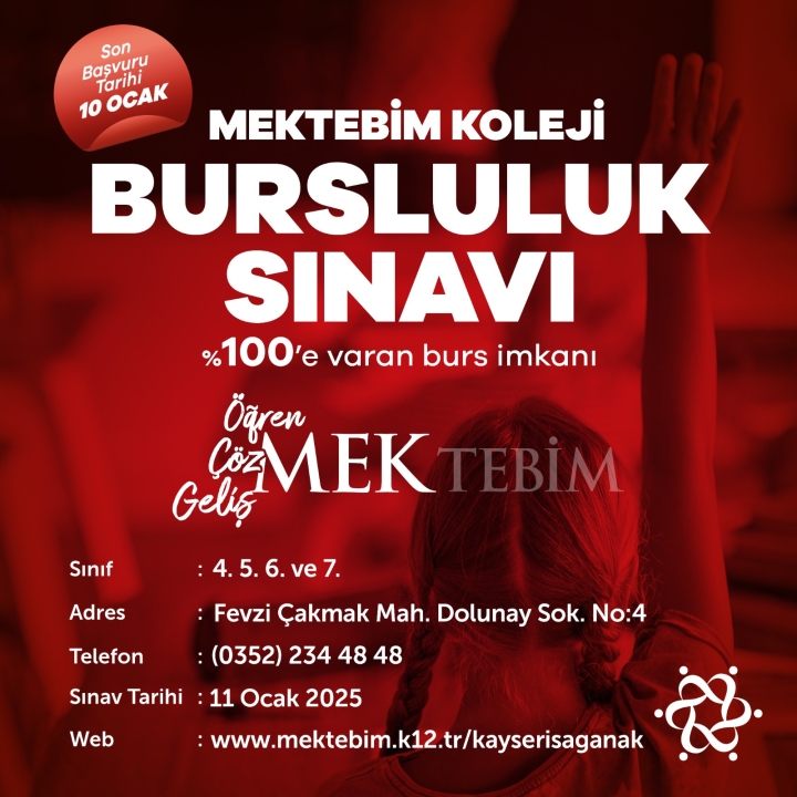 MEKTEBİM'E GELSEN BAŞARIRSIN..